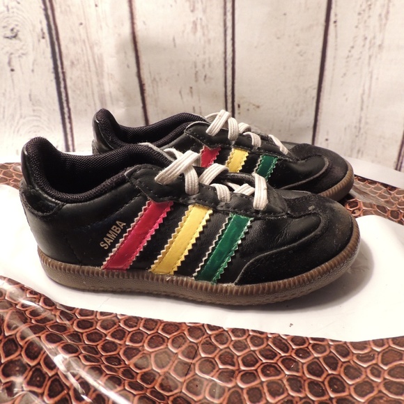 adidas samba green and yellow